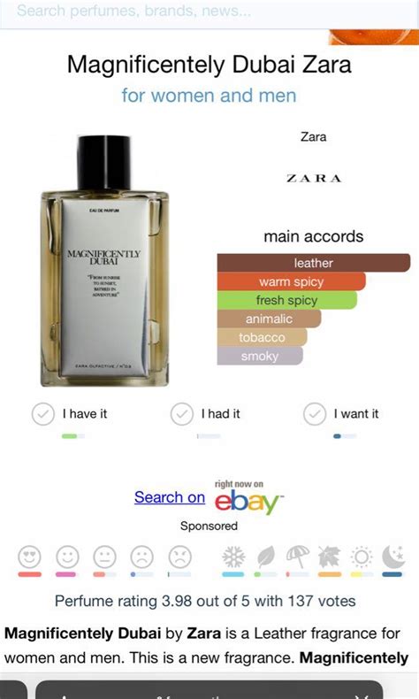 magnificent dubai perfume zara price